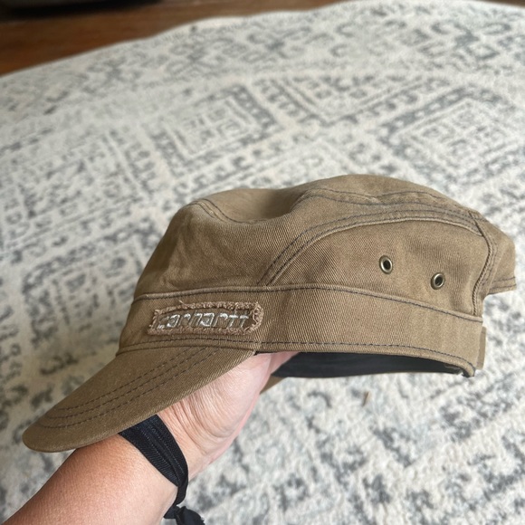 Carhartt Accessories - Carhartt tan, cotton, Velcro closure hat
